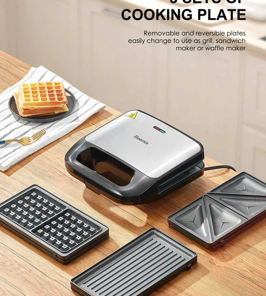 Black & Decker 3in1 Waffle, Grill & Sandwich Maker