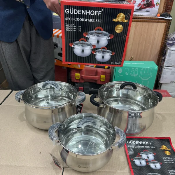 lot imported 6 pieces cookware set