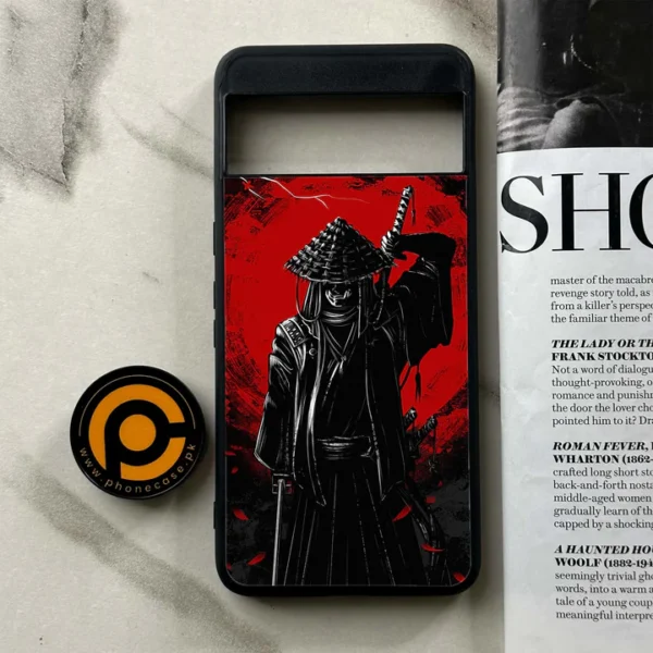 Google Pixel 8 Pro - Ninja Design 6 - Premium Metal Printed soft Bumper Shock Proof Case CS-37750