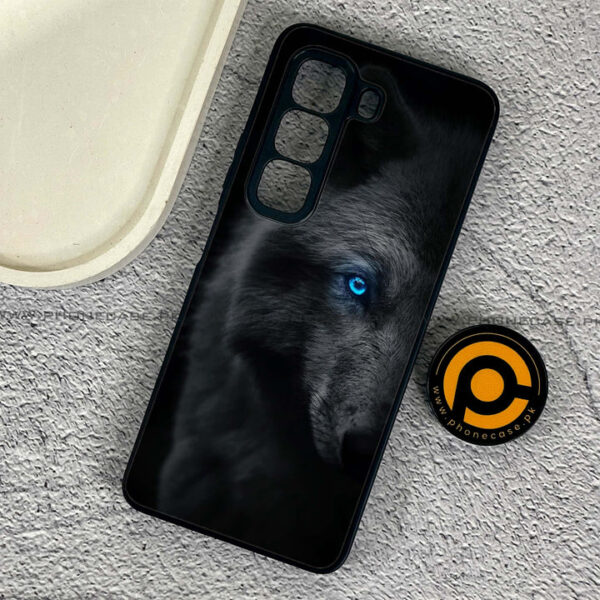 Infinix Hot 50 4G - Wolf Design 9 - Premium Metal Printed soft Bumper shock Proof Case CS-37753